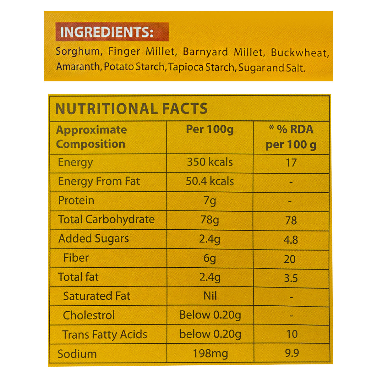 Zero-G Millet Bread Mix - 500g