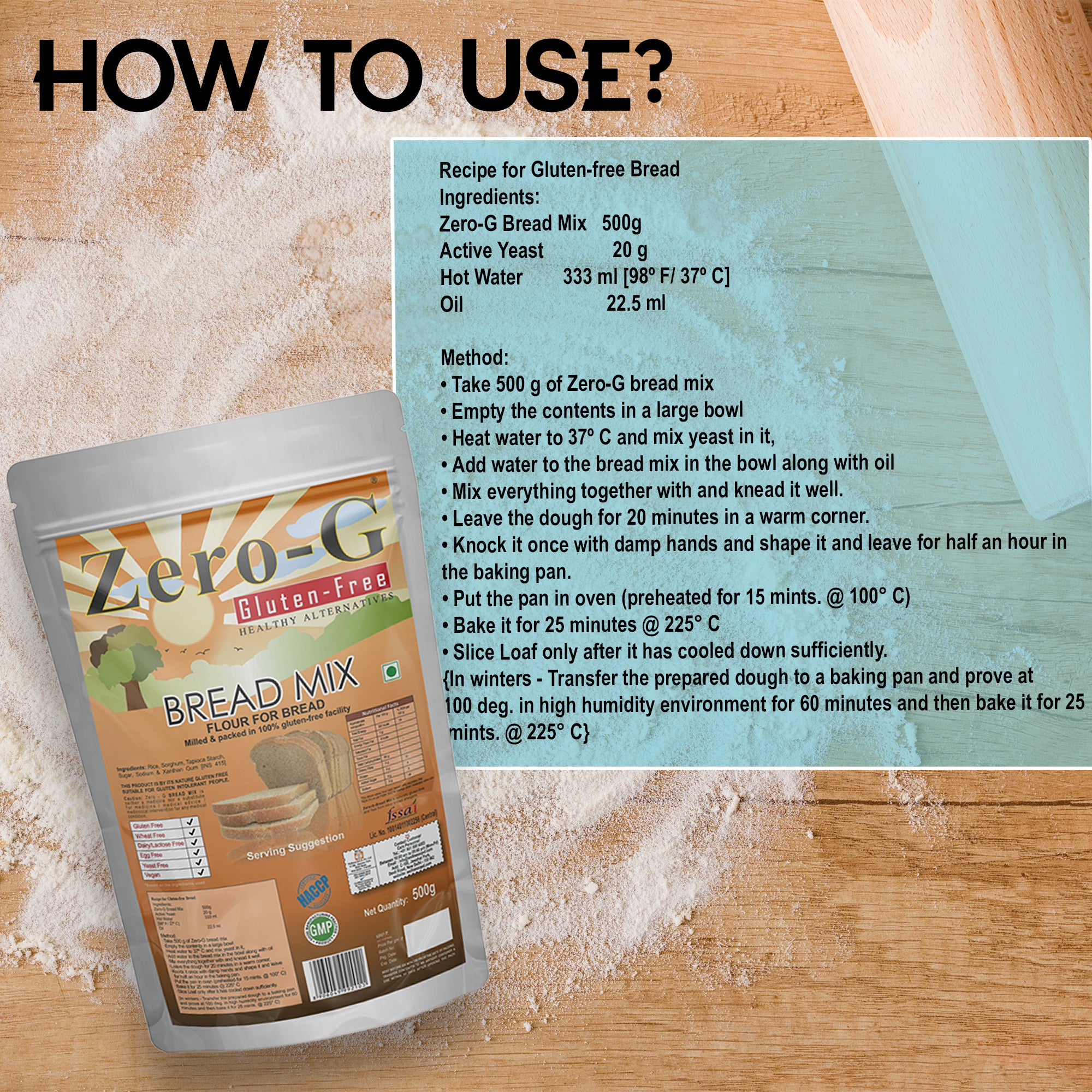 Zero-G Bread Mix - 500g