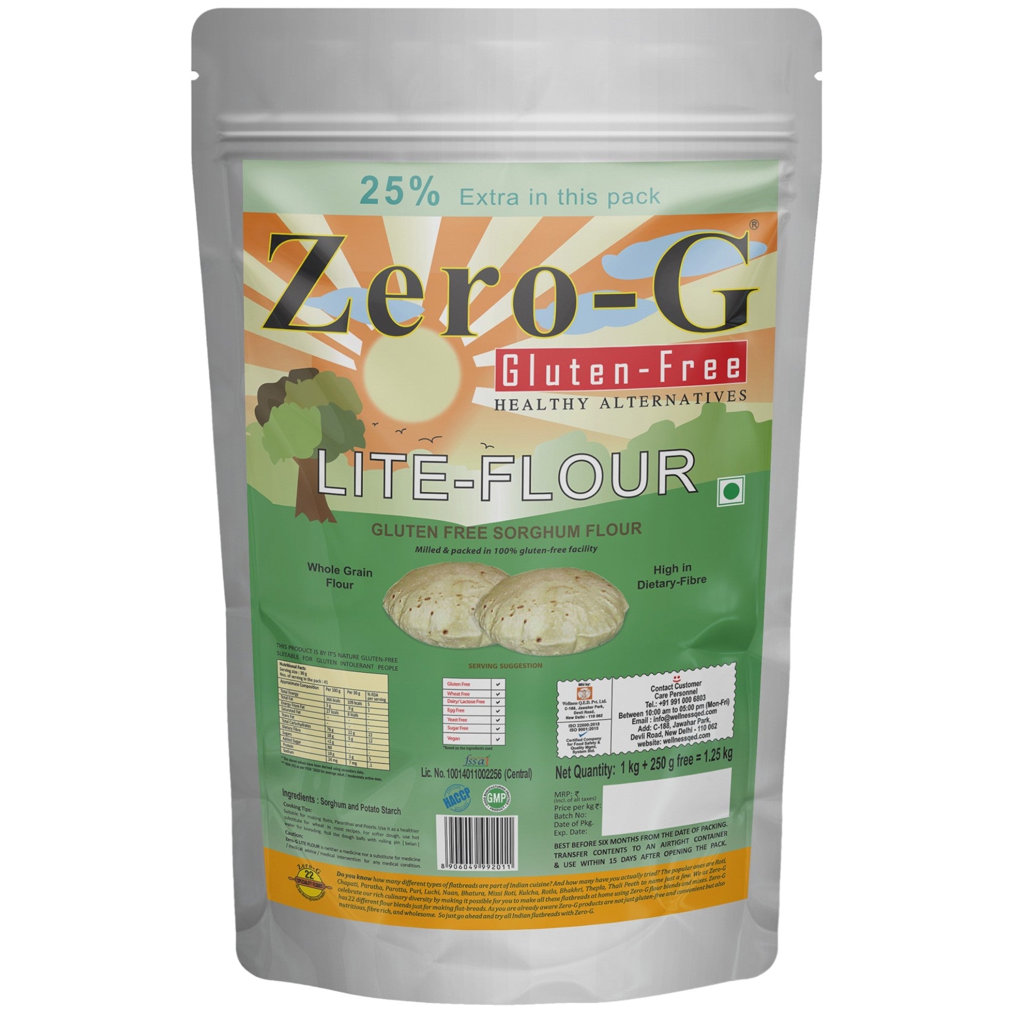 Zero-G Lite Flour - 1.25 kg