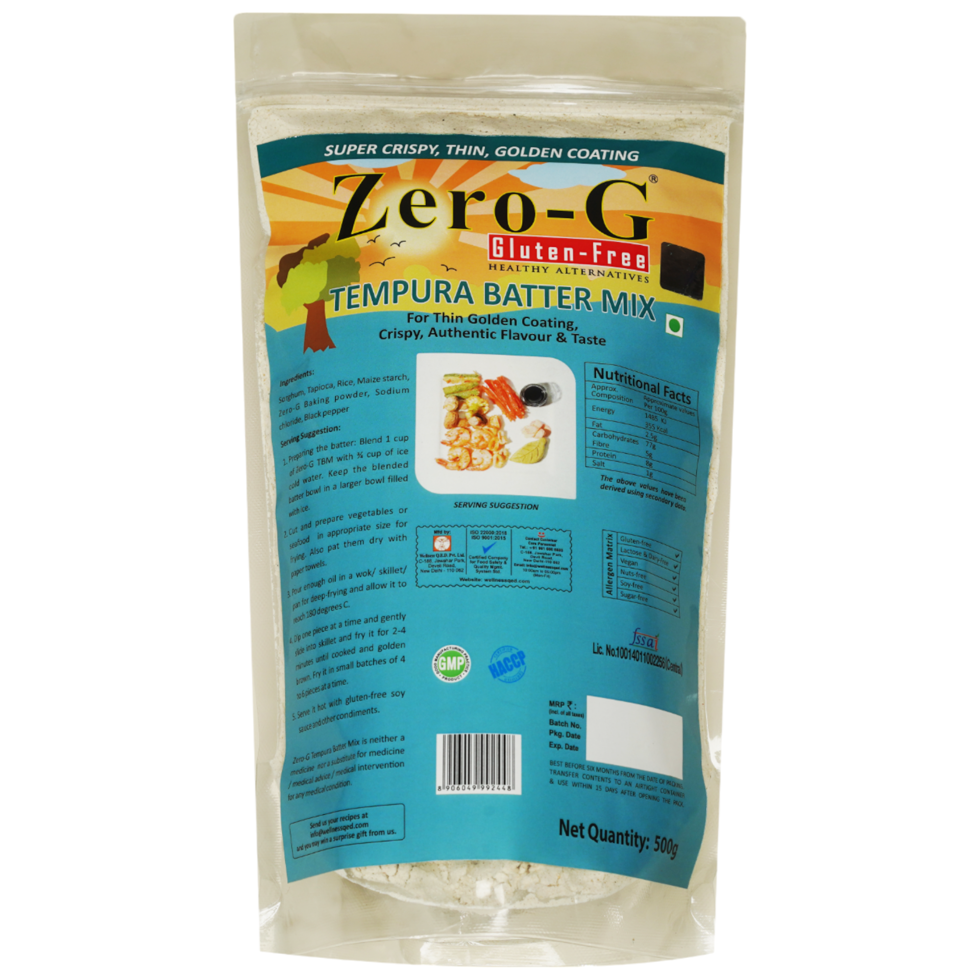 Zero-G Tempura Batter Mix - 500g