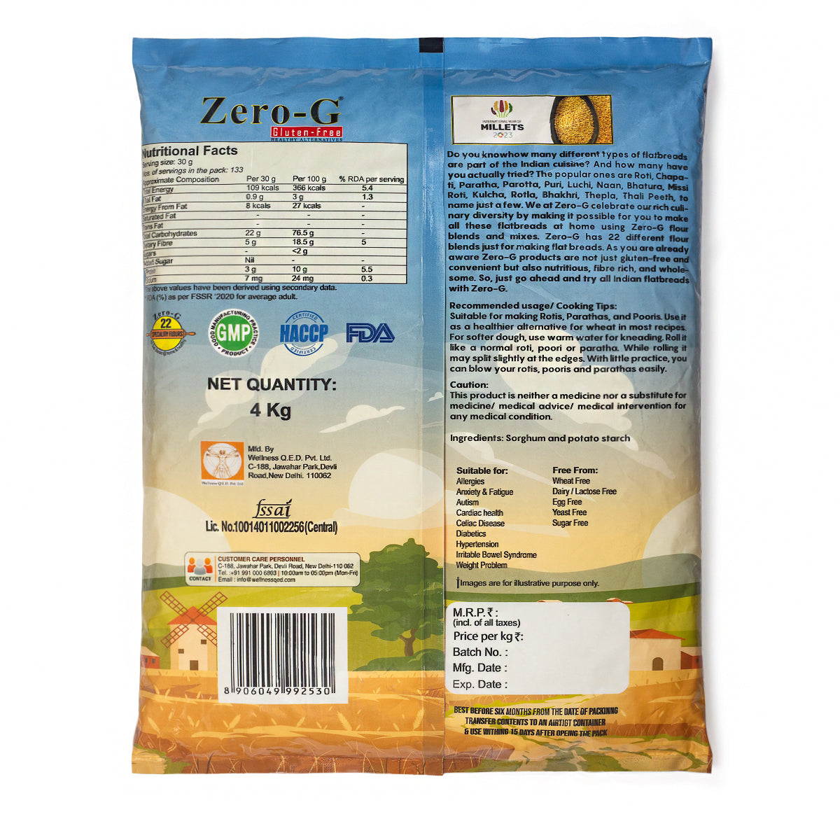 Zero-G Lite Flour - 4 kg