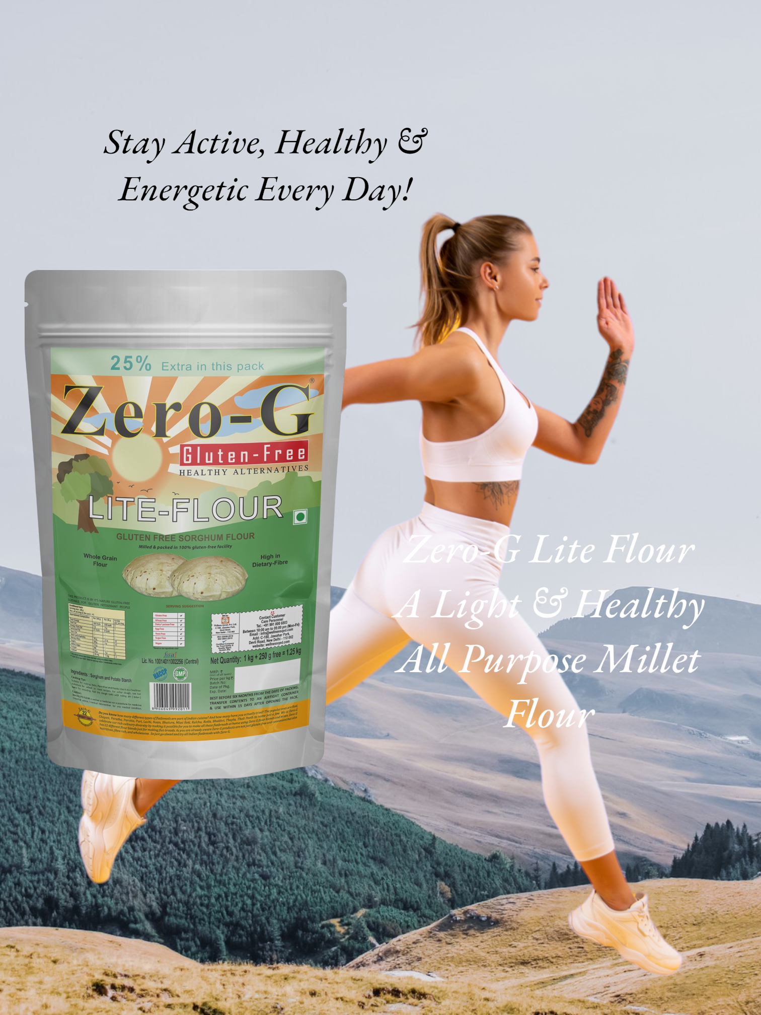 Zero-G Lite Flour - 1.25 kg