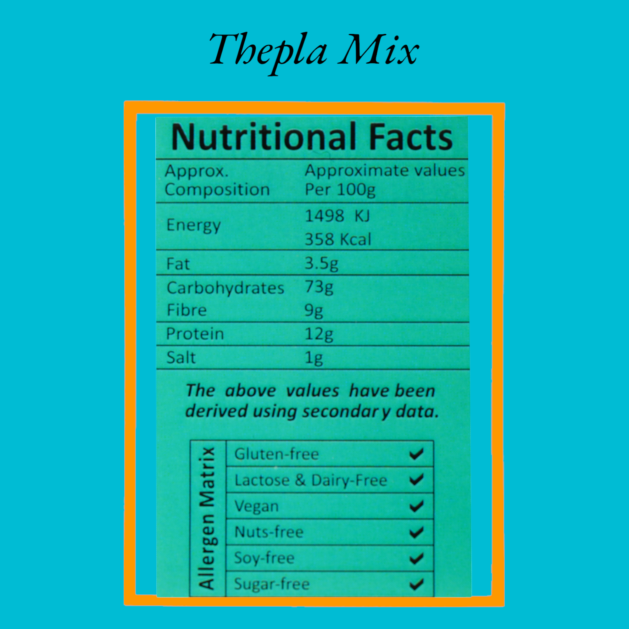 Zero-G Thepla Mix - 500g