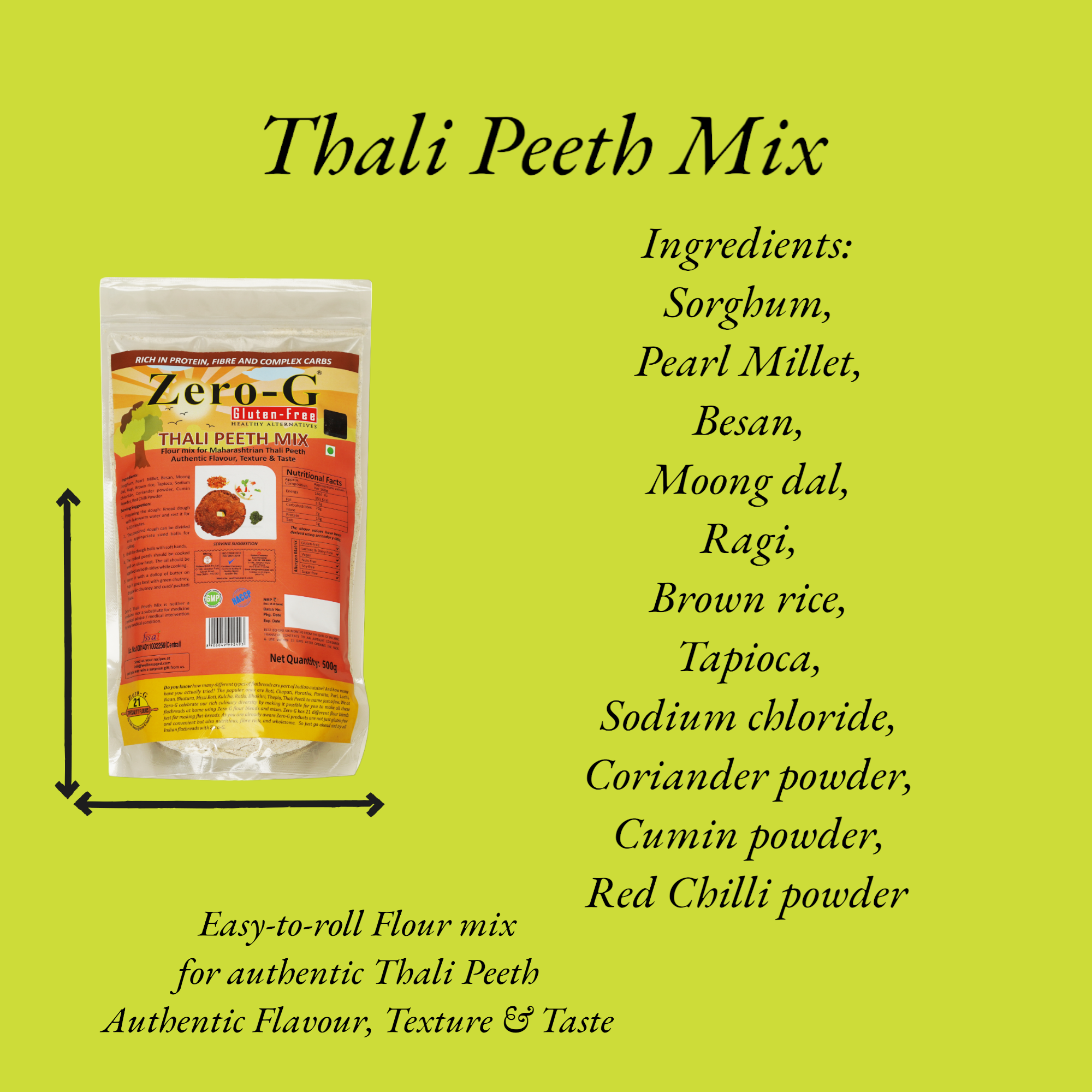 Zero-G Thali Peeth Mix - 500g