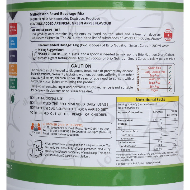 Brio Smart Carbs (3 KG)