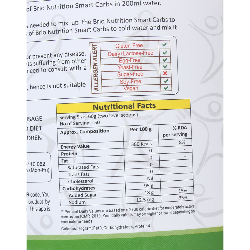 Brio Smart Carbs (3 KG)