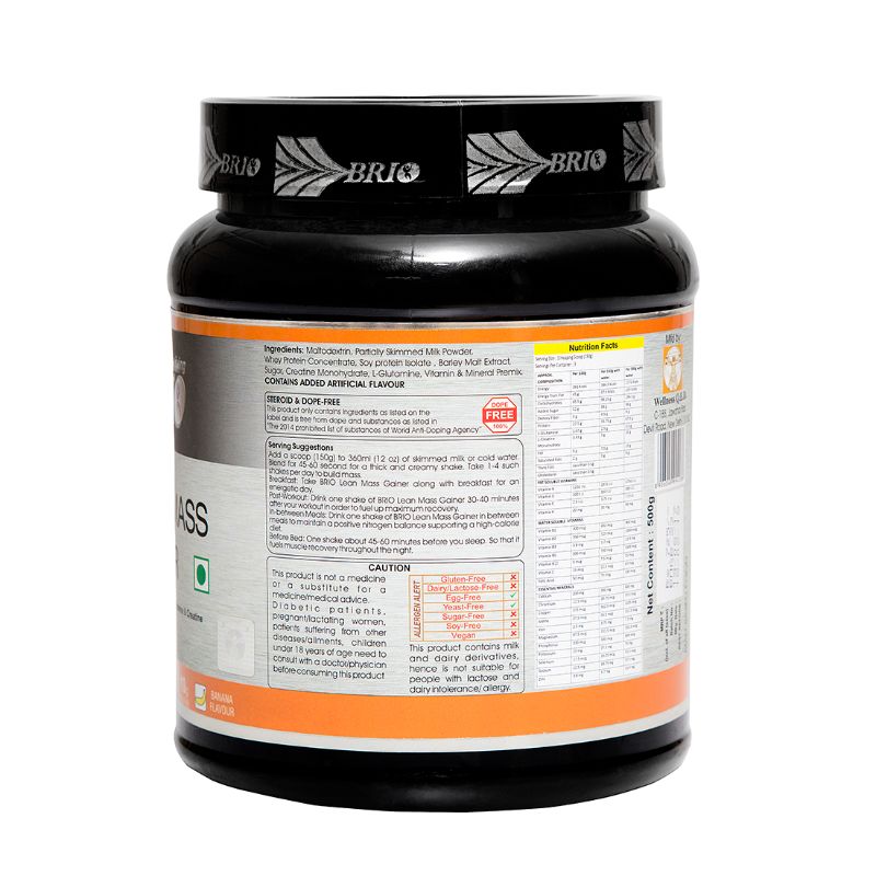 Brio Lean Mass Gainer (500 g)