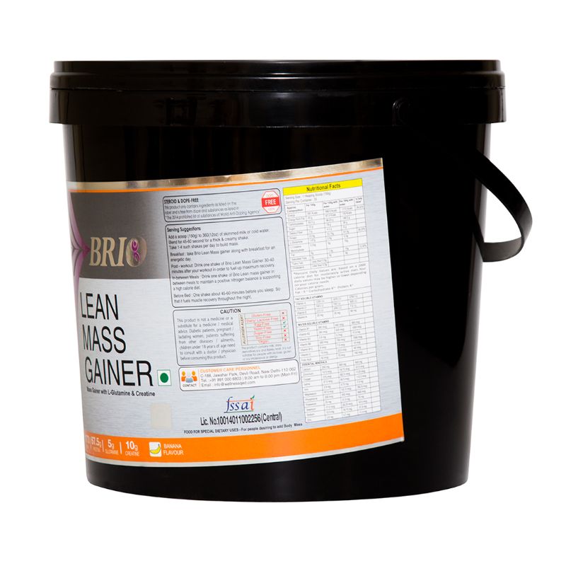 Brio Lean Mass Gainer (5 kg)