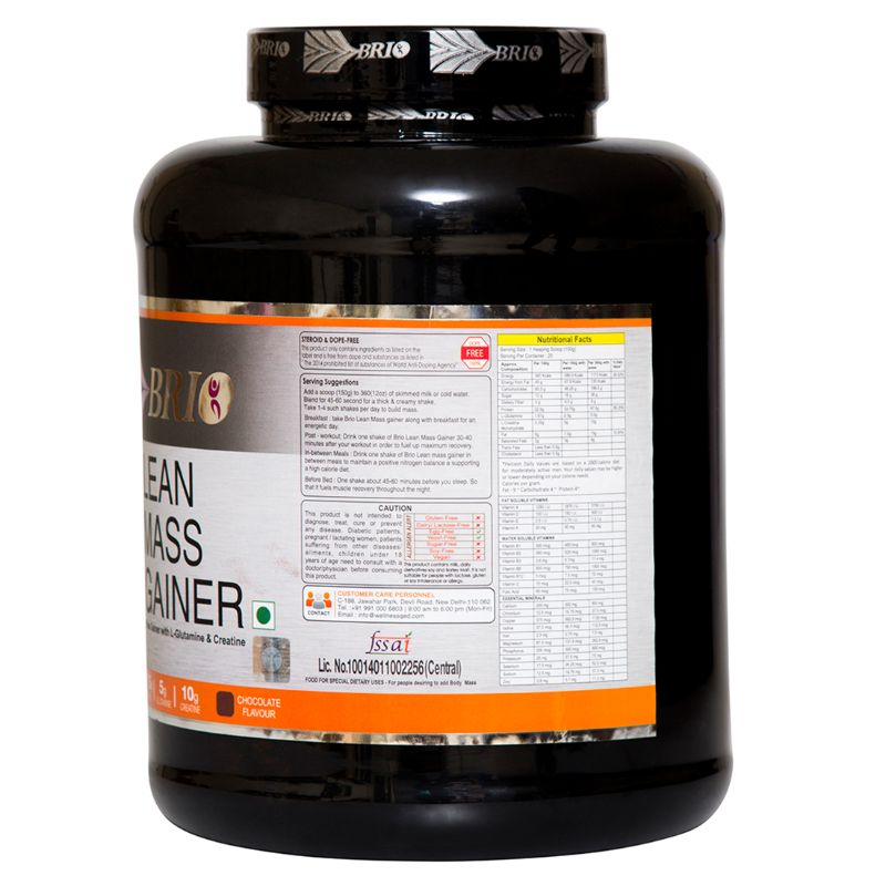 Brio Lean Mass Gainer (3 kg)