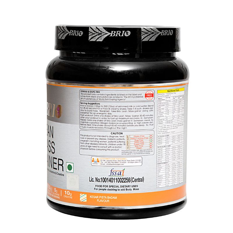 Brio Lean Mass Gainer (500 g)