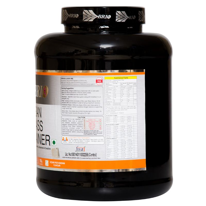 Brio Lean Mass Gainer (3 kg)