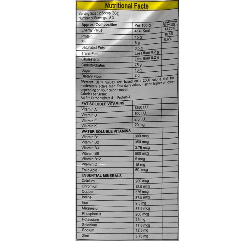 Brio Weight Gainer (500g Pouch)