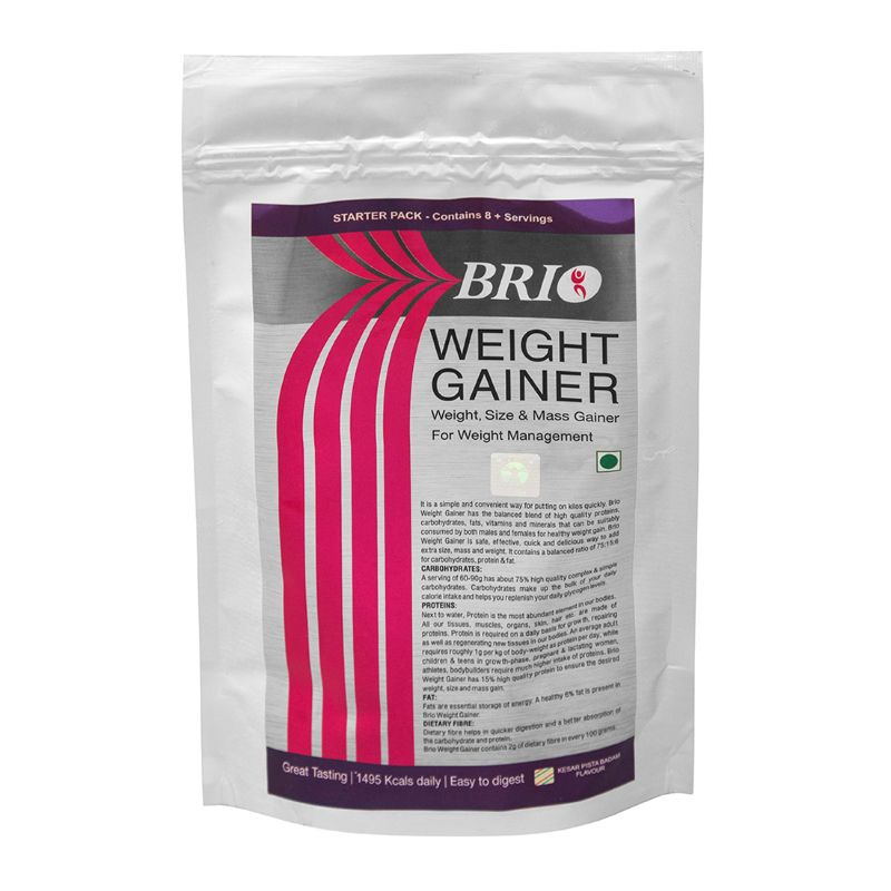 Brio Weight Gainer (500g Pouch)